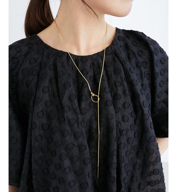 le.coeur blanc「サークルモチーフラリエットネックレス」|ネックレス|