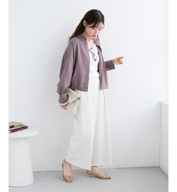  「裾ドロストレギュラーカラーシャツ」|シャツ・ブラウス|