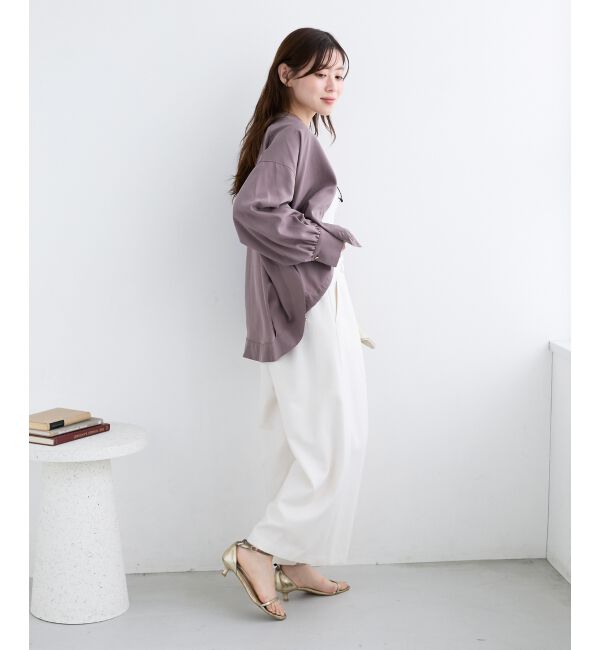  「裾ドロストレギュラーカラーシャツ」|シャツ・ブラウス|