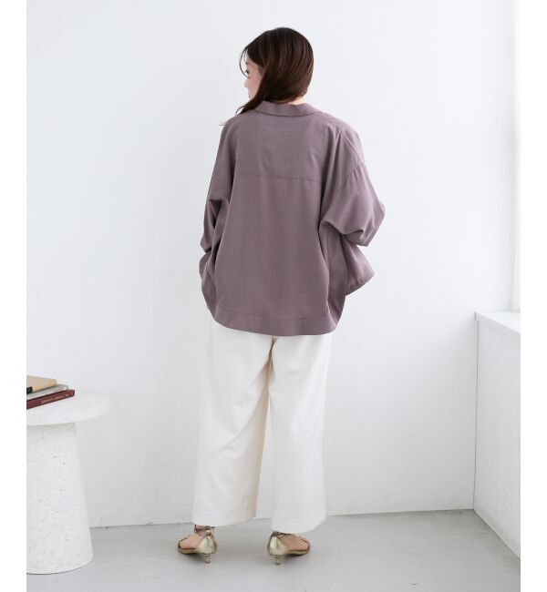  「裾ドロストレギュラーカラーシャツ」|シャツ・ブラウス|