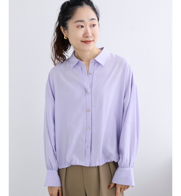  「裾ドロストレギュラーカラーシャツ」|シャツ・ブラウス|
