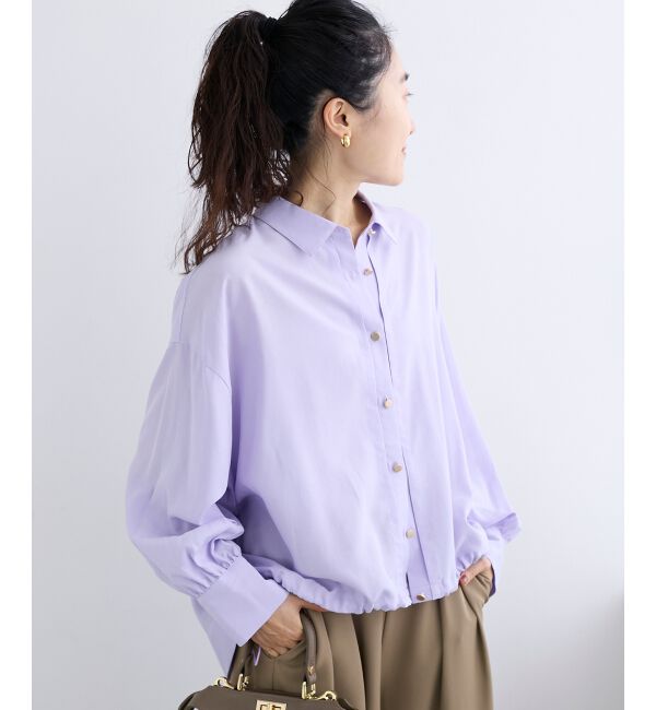  「裾ドロストレギュラーカラーシャツ」|シャツ・ブラウス|