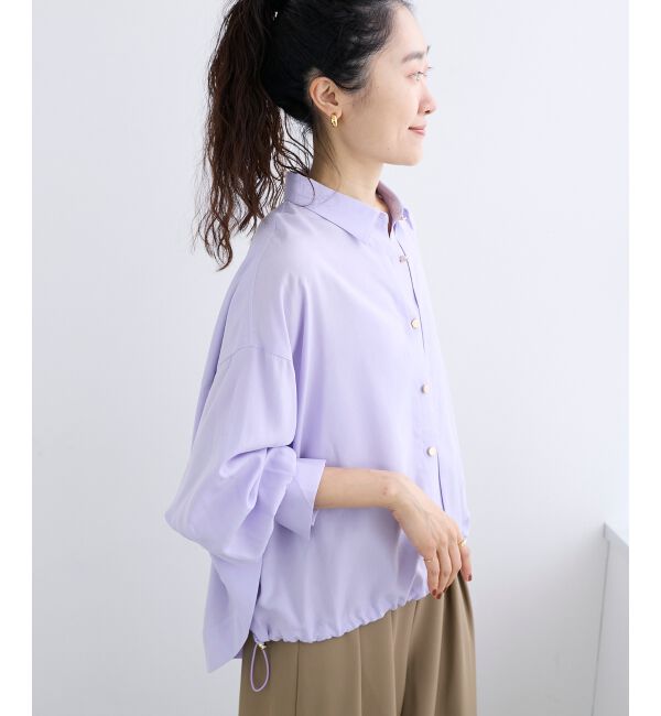  「裾ドロストレギュラーカラーシャツ」|シャツ・ブラウス|