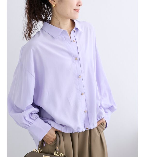  「裾ドロストレギュラーカラーシャツ」|シャツ・ブラウス|