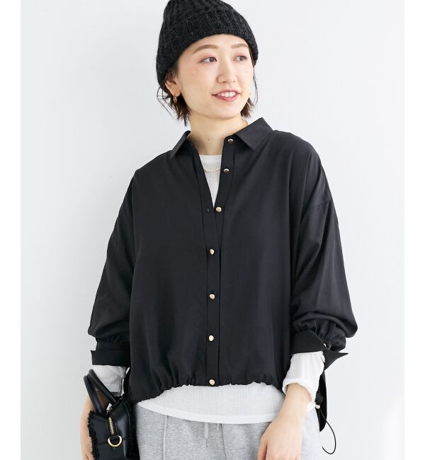  「裾ドロストレギュラーカラーシャツ」|シャツ・ブラウス|