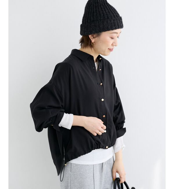 「裾ドロストレギュラーカラーシャツ」|シャツ・ブラウス|