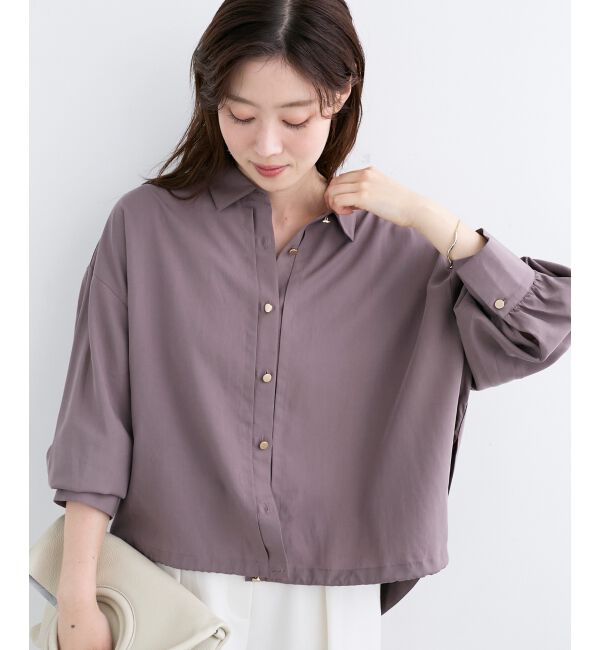  「裾ドロストレギュラーカラーシャツ」|シャツ・ブラウス|