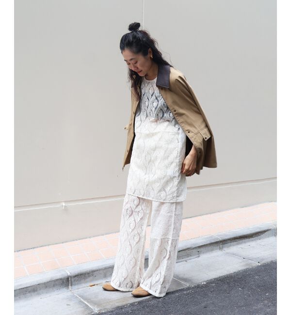  「《手洗い可能》vaneumレースドッキングパンツ」|その他|