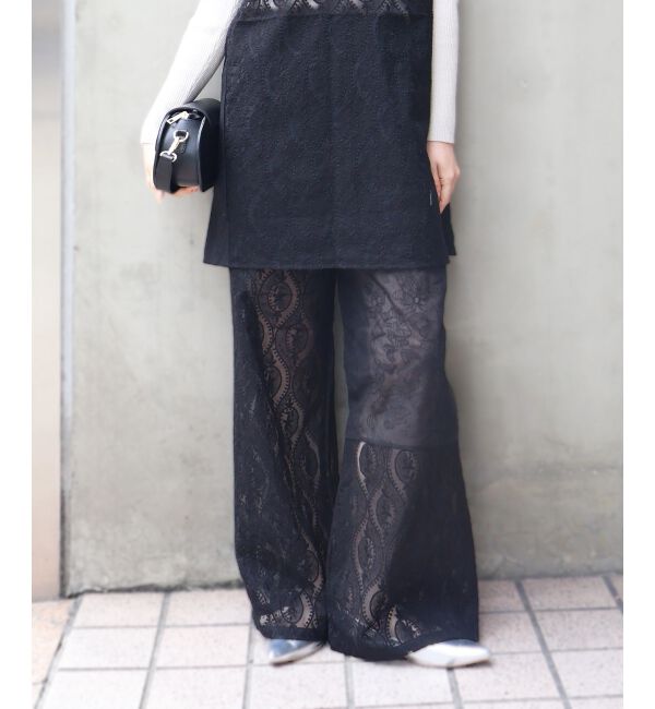  「《手洗い可能》vaneumレースドッキングパンツ」|その他|