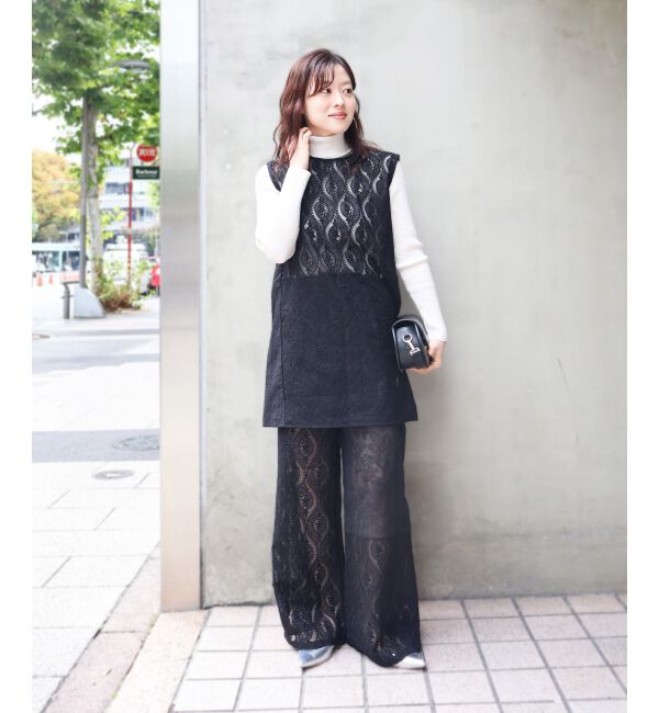  「《手洗い可能》vaneumレースドッキングパンツ」|その他|