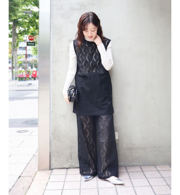  「《手洗い可能》vaneumレースドッキングパンツ」|その他|