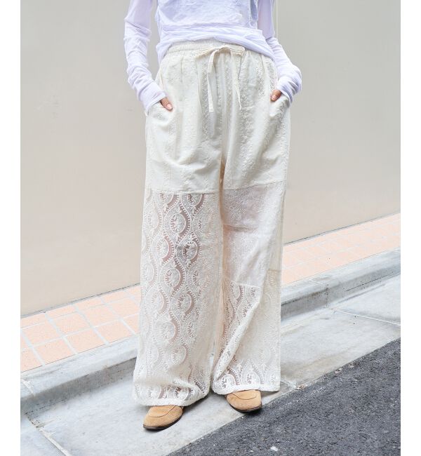 「《手洗い可能》vaneumレースドッキングパンツ」|その他|