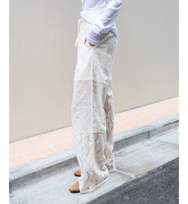  「《手洗い可能》vaneumレースドッキングパンツ」|その他|