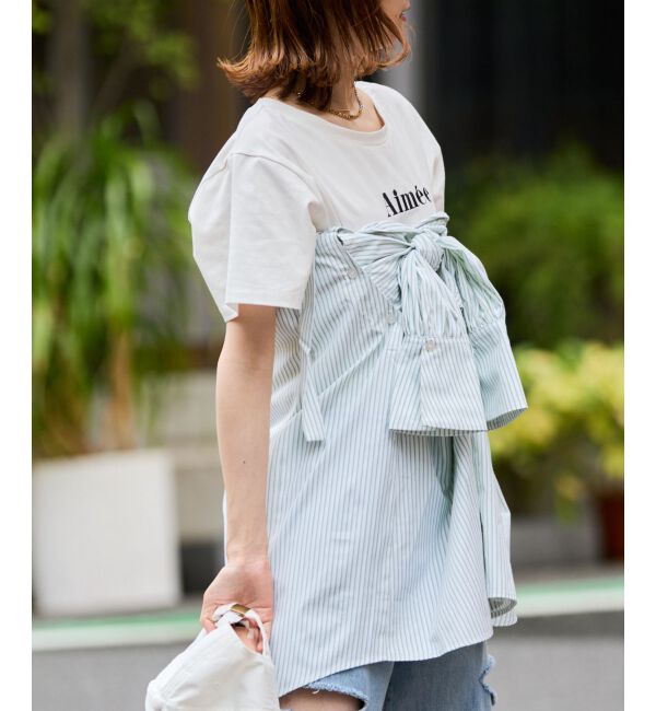 MAJESTICLEGON「2way肩あきレディシャツ」|シャツ・ブラウス|