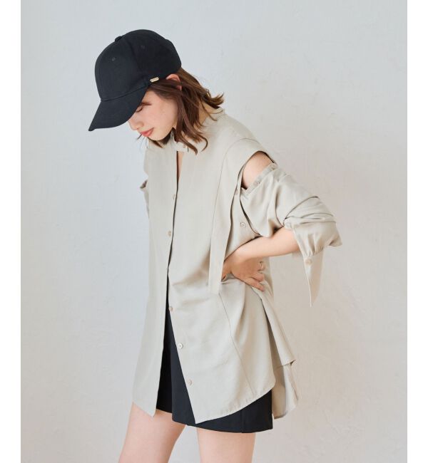 MAJESTICLEGON「2way肩あきレディシャツ」|シャツ・ブラウス|