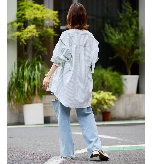 MAJESTICLEGON「2way肩あきレディシャツ」|シャツ・ブラウス|
