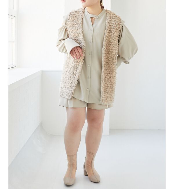 MAJESTICLEGON「2way肩あきレディシャツ」|シャツ・ブラウス|