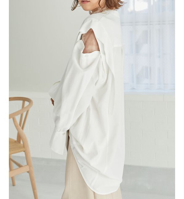 MAJESTICLEGON「2way肩あきレディシャツ」|シャツ・ブラウス|