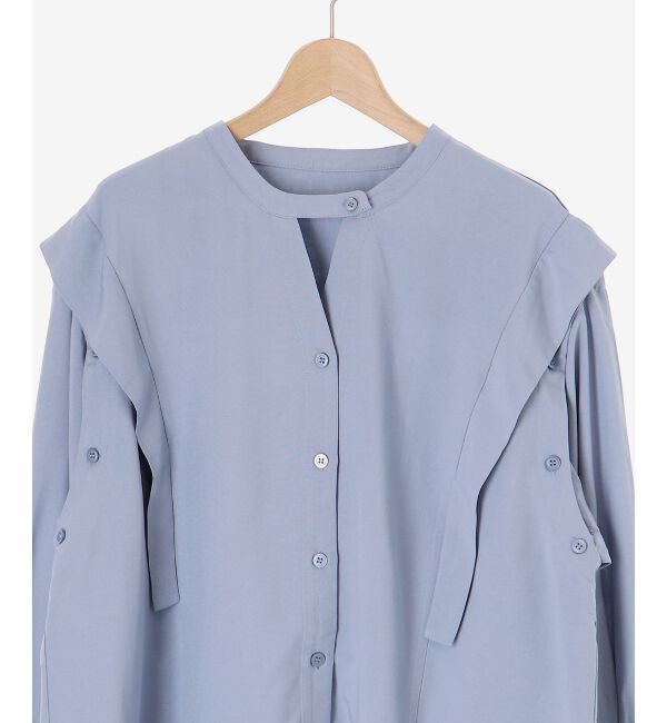 MAJESTICLEGON「2way肩あきレディシャツ」|シャツ・ブラウス|