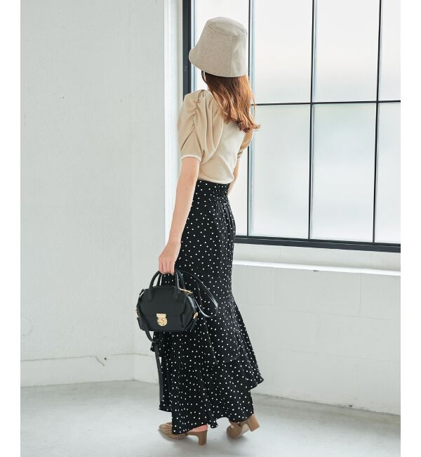 MAJESTICLEGON「パイピングリブトップス」|Tシャツ・カットソー|