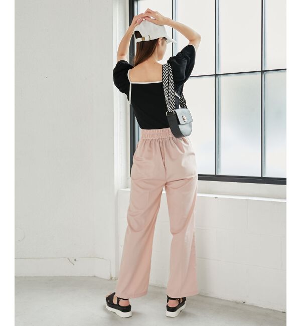 MAJESTICLEGON「パイピングリブトップス」|Tシャツ・カットソー|