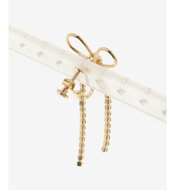 MAJESTICLEGON「シャイニーリボンイヤリング」|イヤリング|