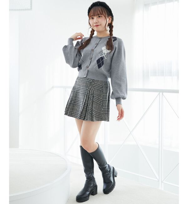 MAJESTICLEGON「サイドベルトプリーツミニスカパン」|スカート|