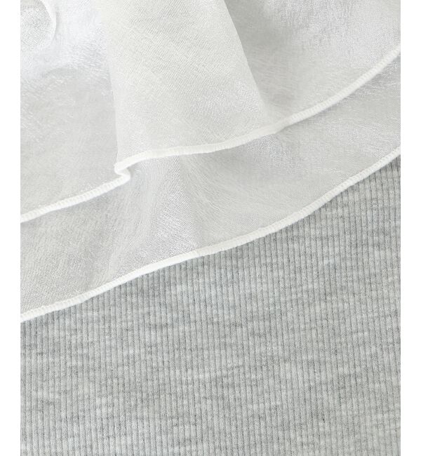  「シアーフリルオフショルカットトップス」|Tシャツ・カットソー|