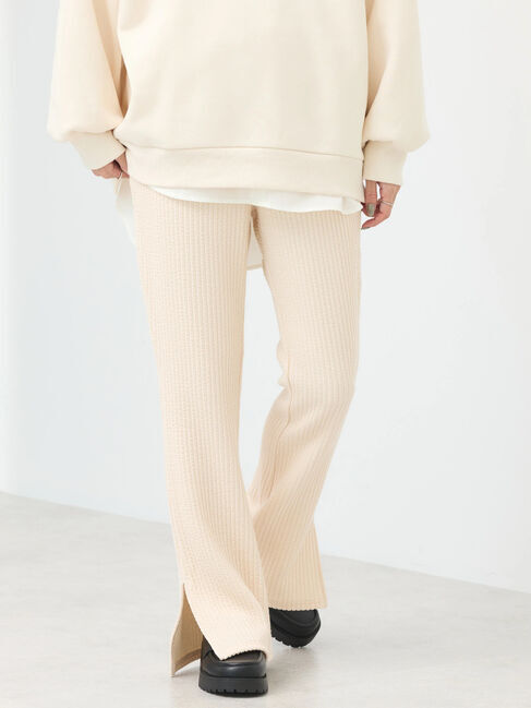 earth music&ecology「ぽこぽこスリットパンツ」|その他|