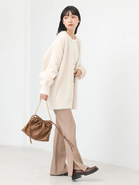 earth music&ecology「ぽこぽこスリットパンツ」|その他|