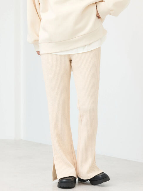 earth music&ecology「ぽこぽこスリットパンツ」|その他|