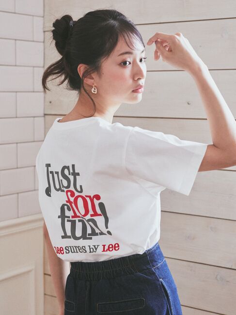 earth music&ecology「Lee&times;e.m.a.e　LOGO　H/S　TEE」|Tシャツ・カットソー|