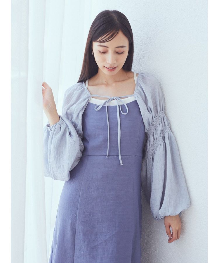 earth music&ecology「シアーボレロ」|カーディガン|Sax