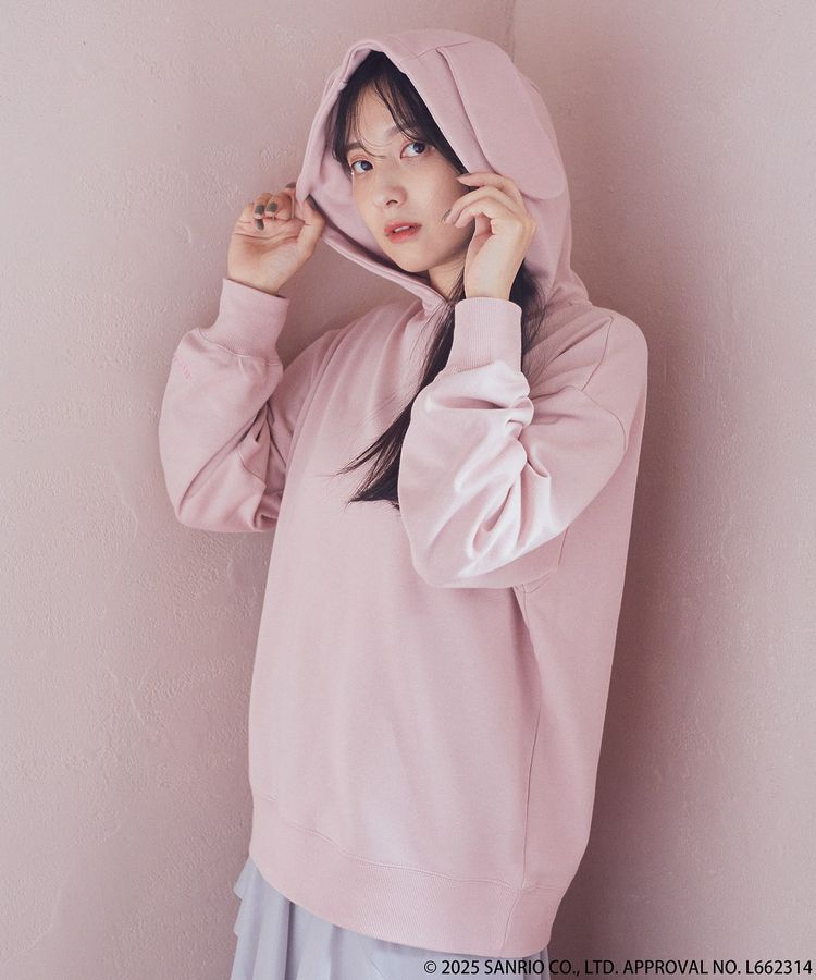 earth music&ecology「マイメロディ&クロミ/earth 耳付きフーディー」|スウェット・ジャージ|