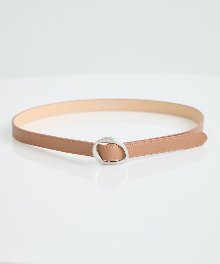 earth music&ecology「ニュアンスバックルピンレスベルト」|ベルト|Brown