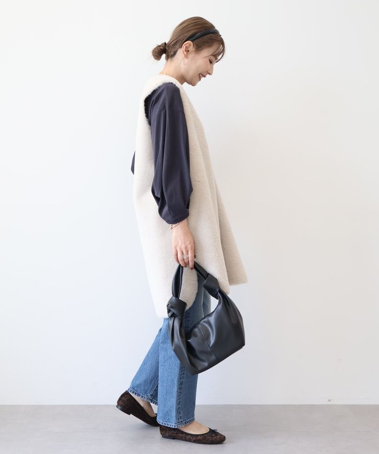 AMERICAN HOLIC「丈違いフェイクファーベスト」|ベスト・ジレ|