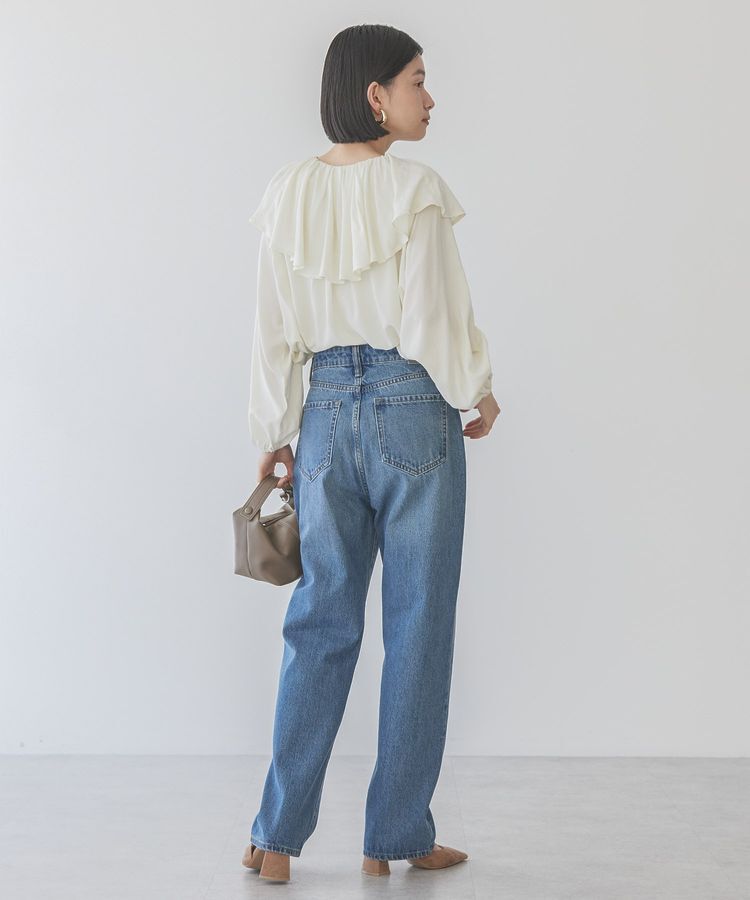 AMERICAN HOLIC「サラックール衿フリルラグランブラウス」|シャツ・ブラウス|