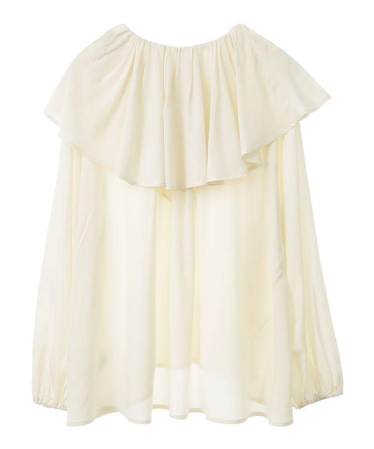 AMERICAN HOLIC「サラックール衿フリルラグランブラウス」|シャツ・ブラウス|