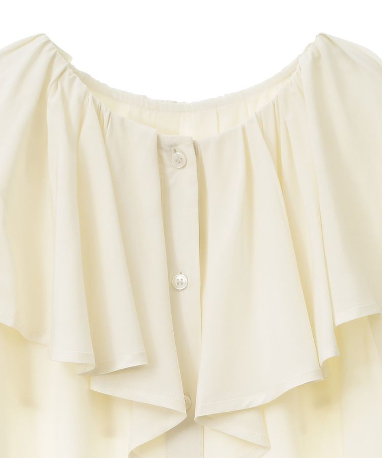 AMERICAN HOLIC「サラックール衿フリルラグランブラウス」|シャツ・ブラウス|