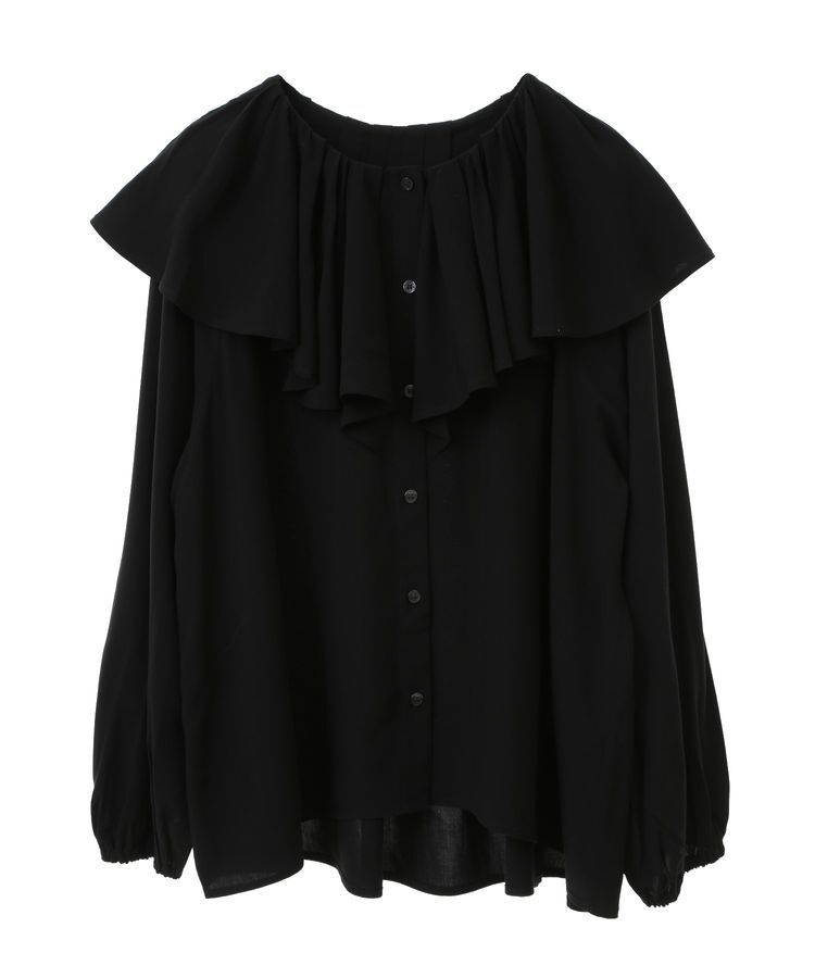 AMERICAN HOLIC「サラックール衿フリルラグランブラウス」|シャツ・ブラウス|