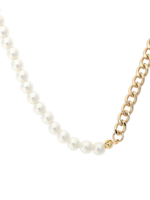  「・HALF TIME パールチェーンネックレス」|ネックレス|