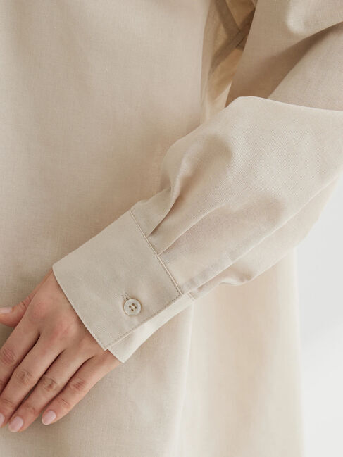  「綿麻混レギュラーシャツ」|シャツ・ブラウス|