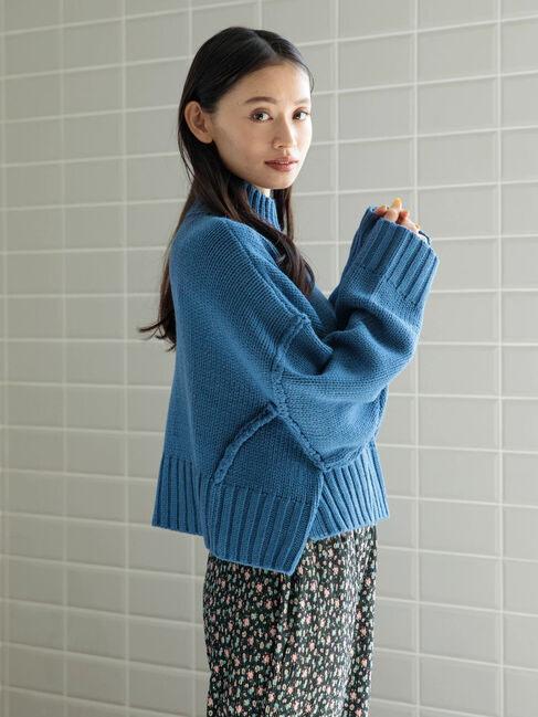 Green Parks「・SUGAR　SPOON　ハイネックショートニット」|ニット・セーター|