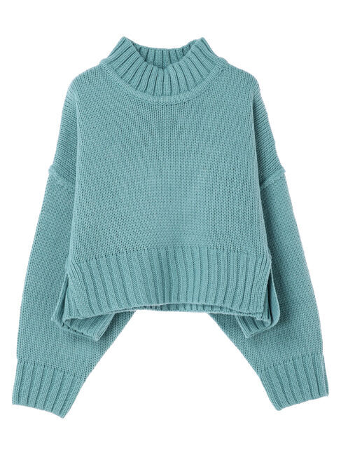 Green Parks「・SUGAR　SPOON　ハイネックショートニット」|ニット・セーター|