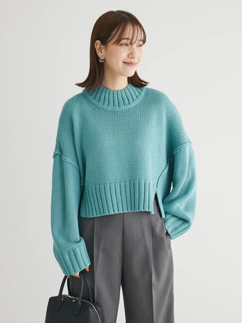 Green Parks「・SUGAR　SPOON　ハイネックショートニット」|ニット・セーター|Green