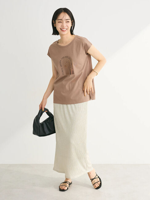 Green Parks「フラワーフォトコンパクトプルオーバー」|Tシャツ・カットソー|