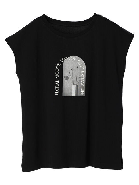 Green Parks「フラワーフォトコンパクトプルオーバー」|Tシャツ・カットソー|