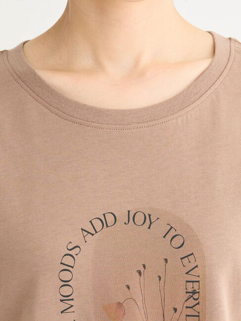 Green Parks「フラワーフォトコンパクトプルオーバー」|Tシャツ・カットソー|