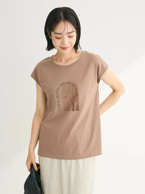 Green Parks「フラワーフォトコンパクトプルオーバー」|Tシャツ・カットソー|