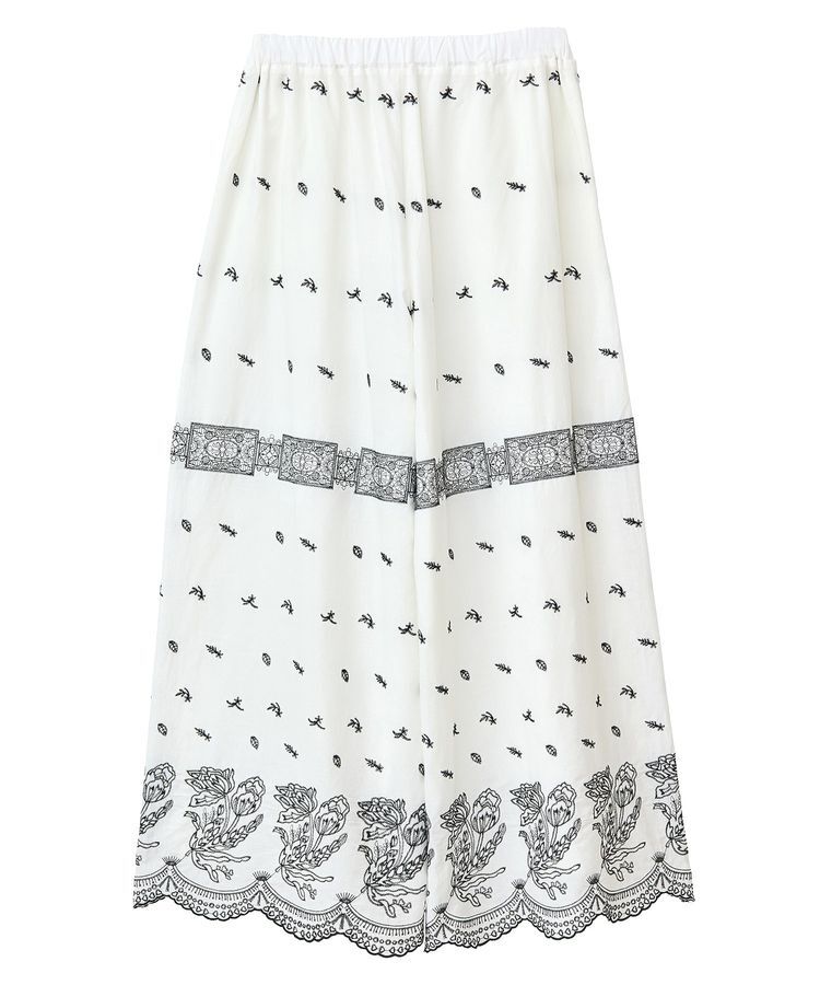 Green Parks「■ESCAR バイカラー刺繍ワイドイージーパンツ」|その他|